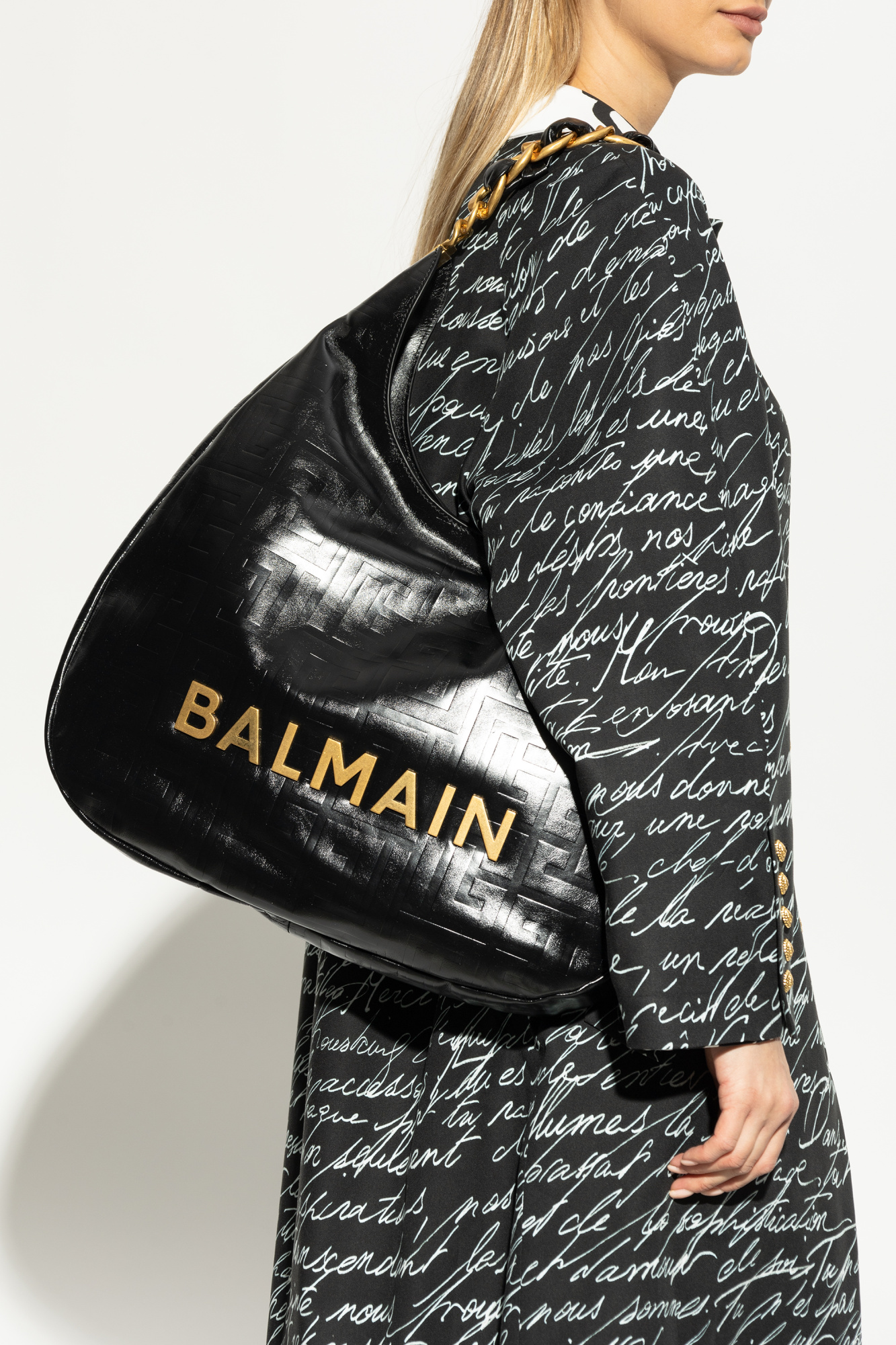Balmain Bag 1945 Soft Moon Large in hobo style | Women's